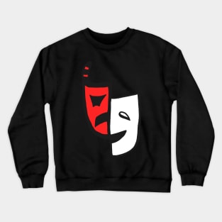 Sad/Funny clown Crewneck Sweatshirt